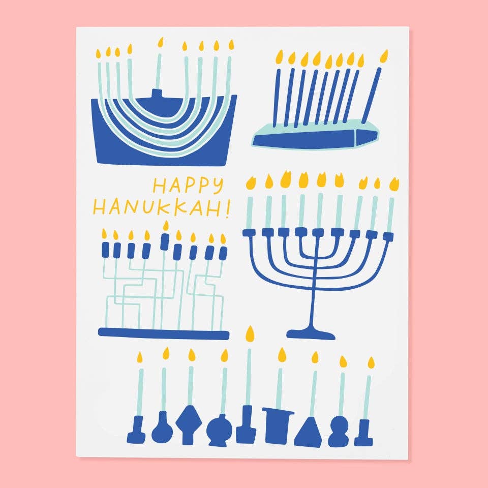 The Good Twin | Menorahs Card