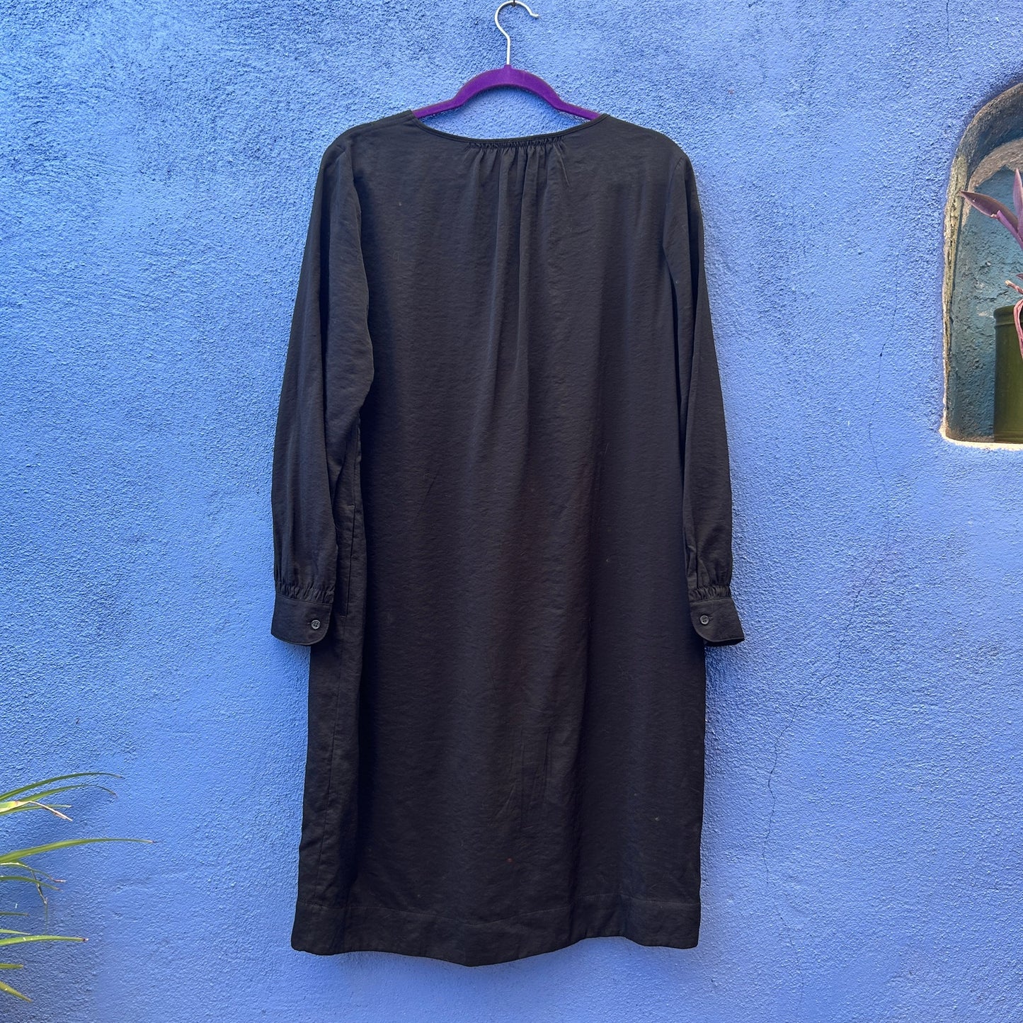 proenza schouler white label black minimalist midi dress