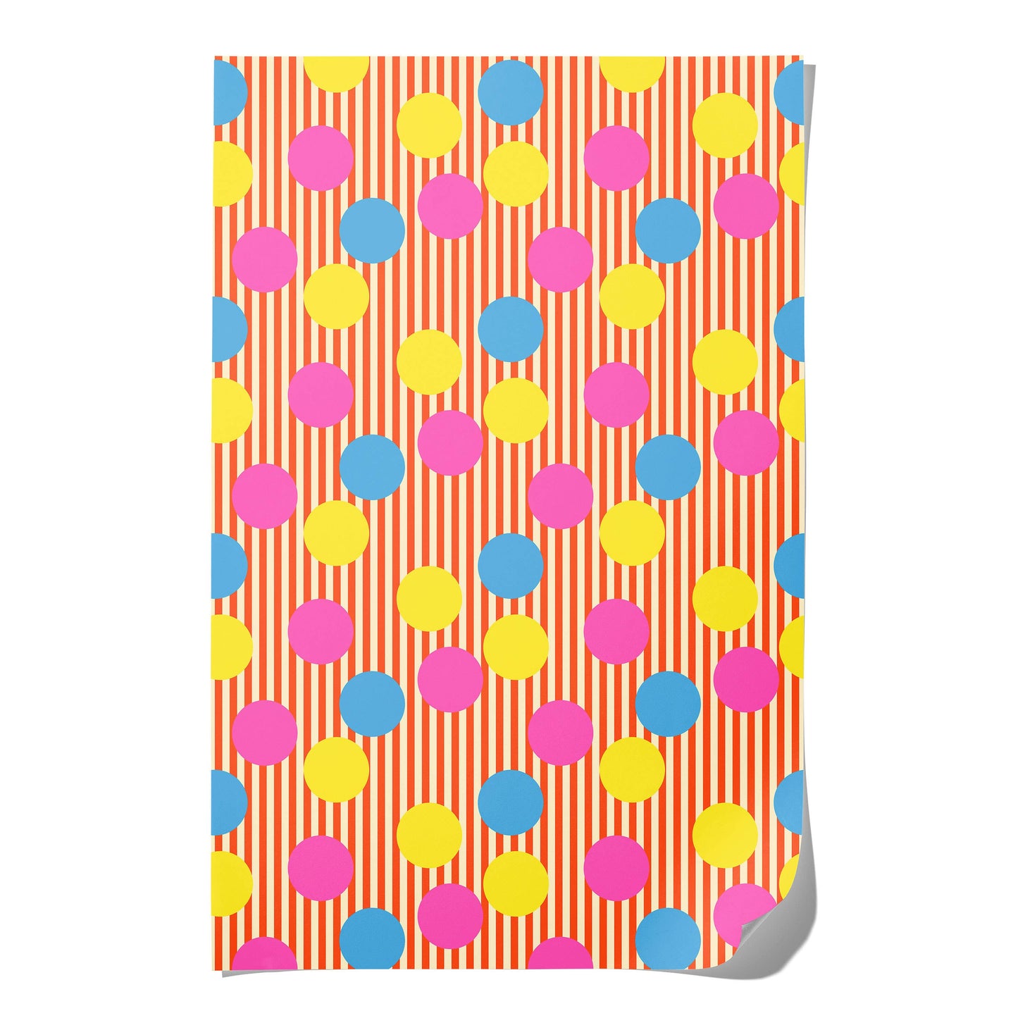 Red Cap Cards | Polka Dots wrapping paper (single sheets)