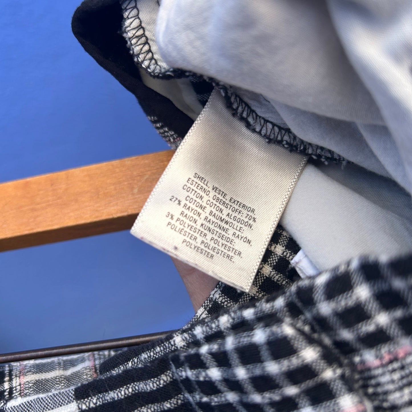 Anthropologie Et:itwa Luca Wide Leg Texturted Academia Plaid Cropped Pant