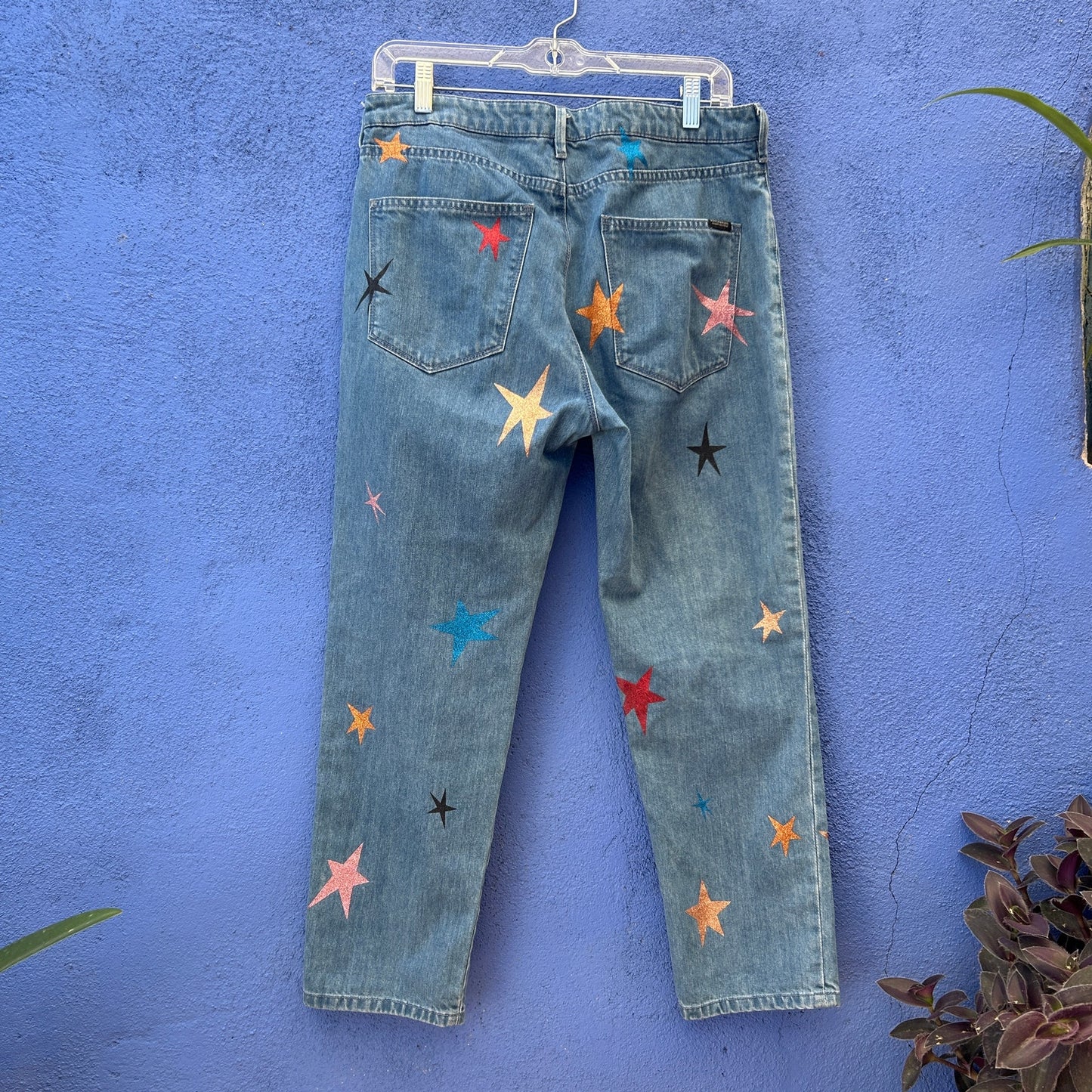 scotch & soda maison scotch johnny boyfriend star print jeans