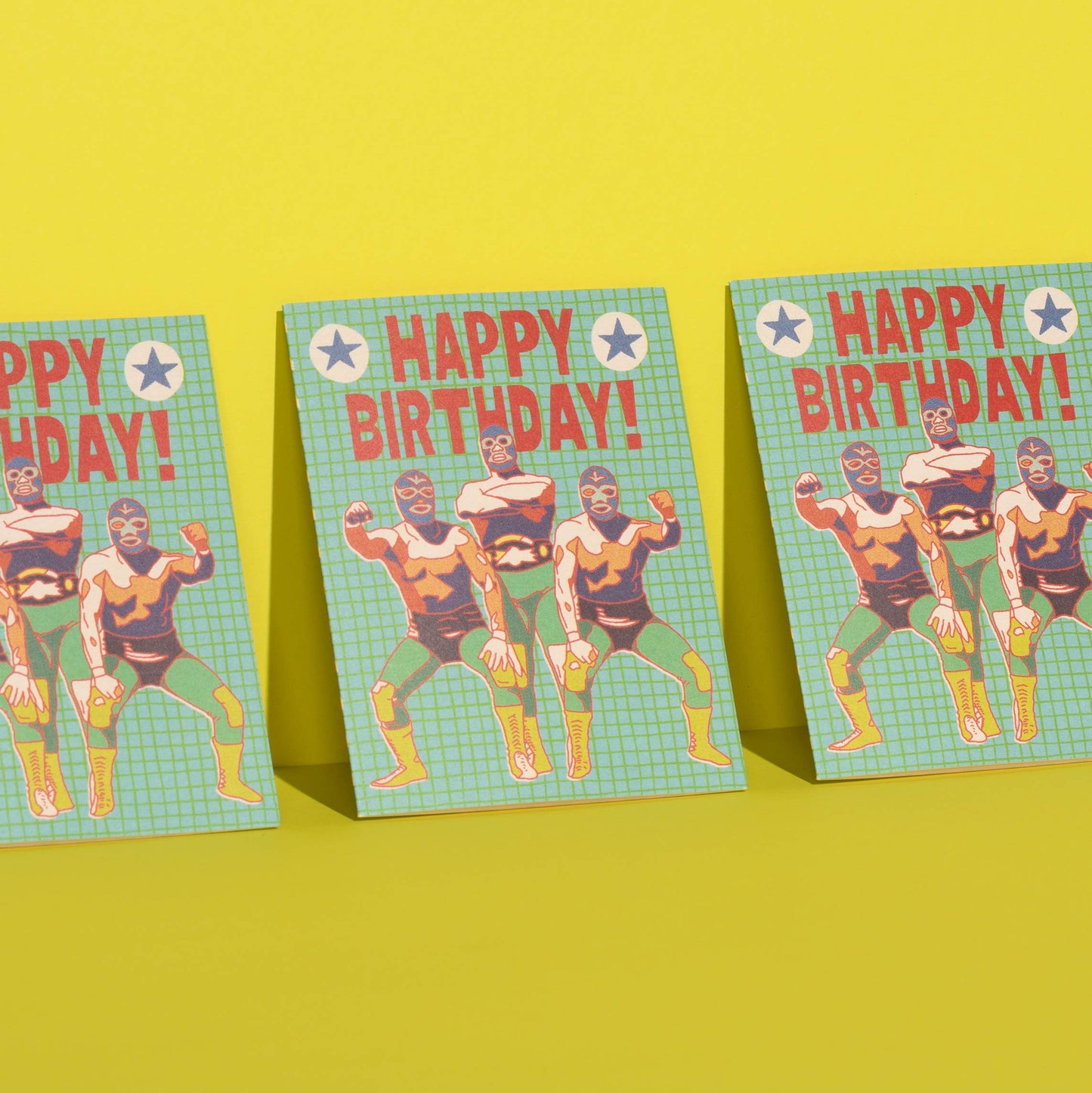 Luchador Birthday greeting card | Red Cap Cards