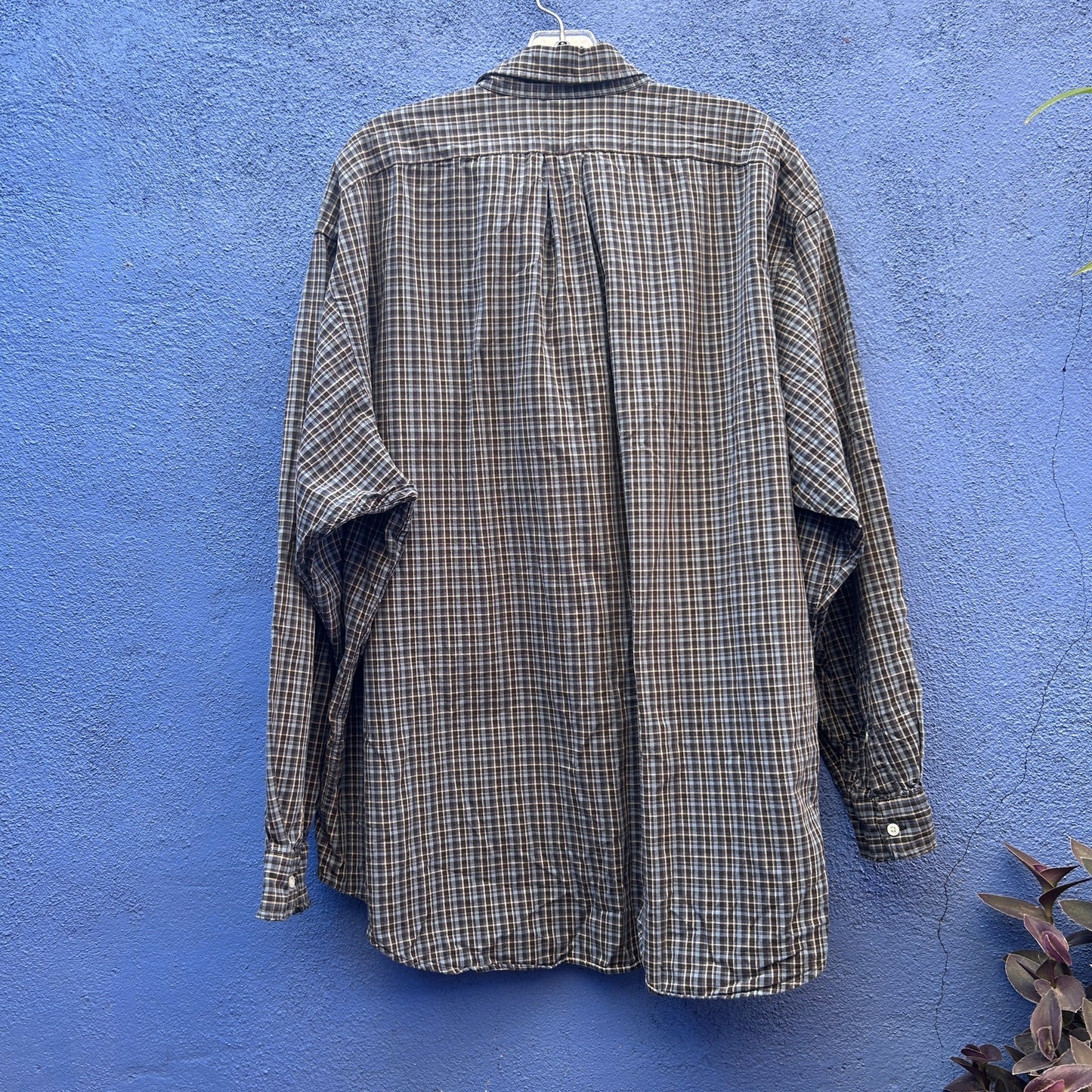 ralph lauren blue label big shirt cotton button up