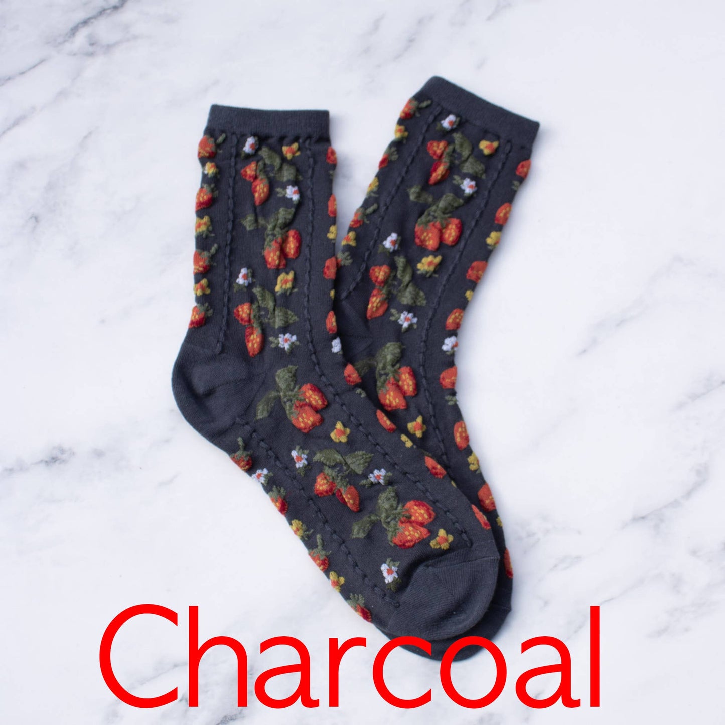 Strawberry Farm Casual Socks | Tiepology