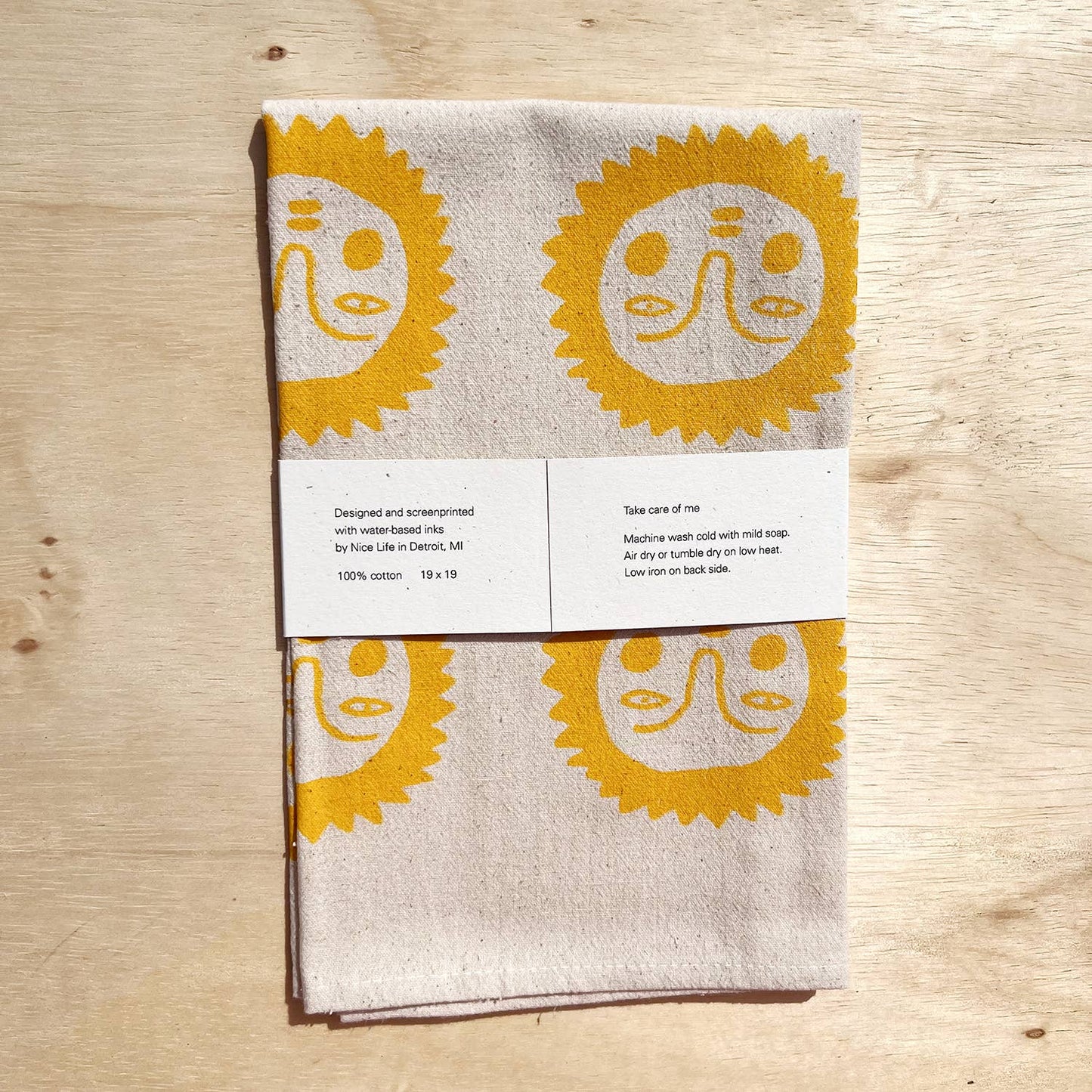 Sun tea towel | Nice life