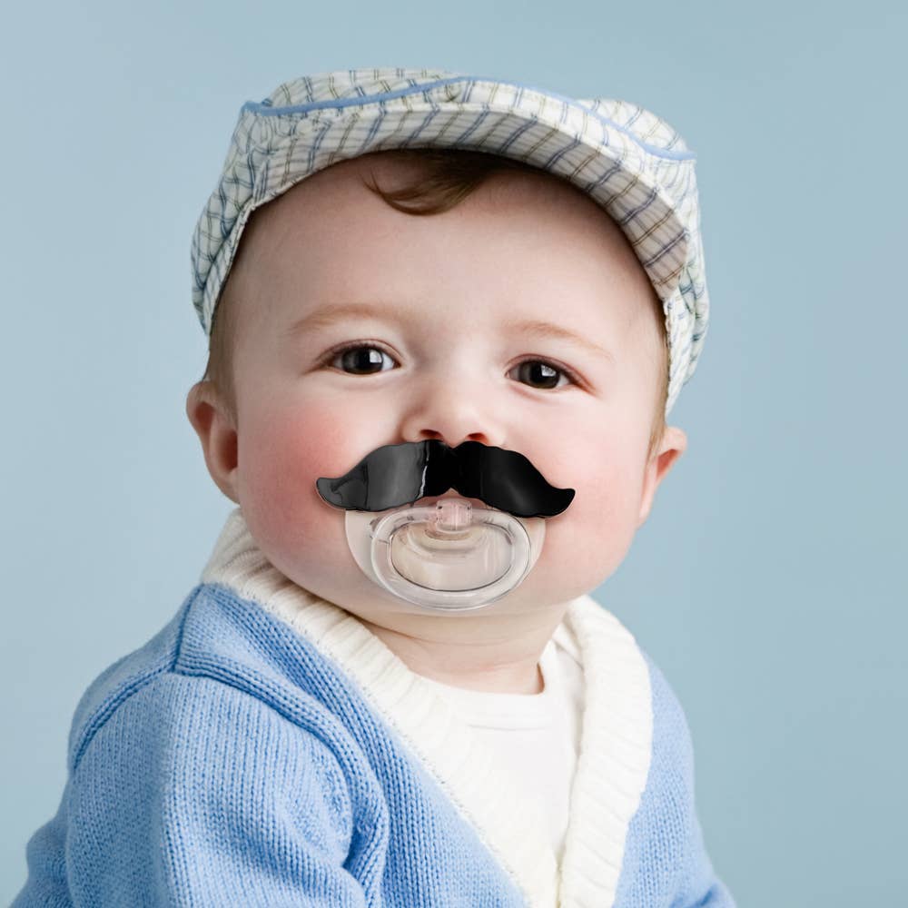 Chill Baby Pacifier - Mustache | Fred & Friends