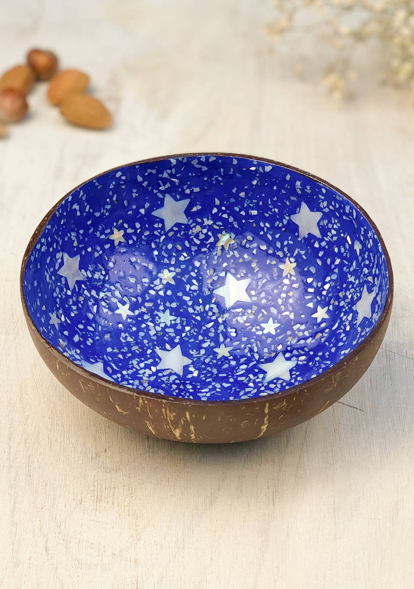 Coconut Bowl Shell Stars | Namaste