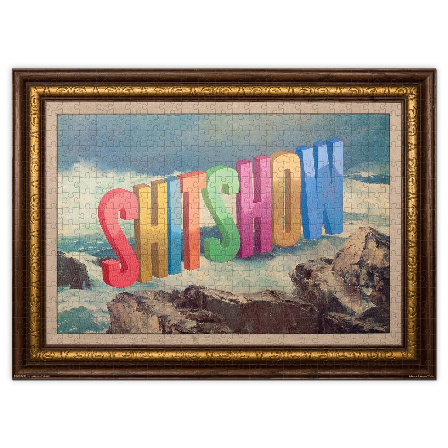 Shitshow Puzzle 500 pc - Wayne White | Fred & Friends