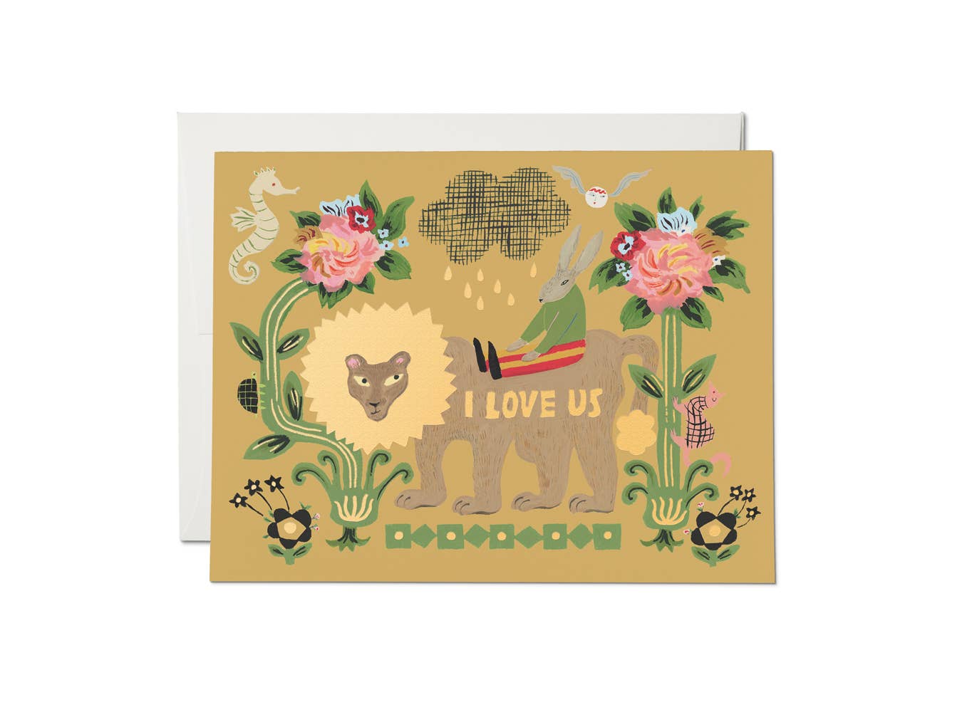 Lion and Rabbit | Red Cap Cards