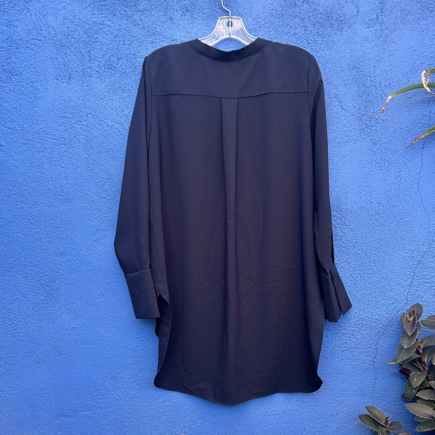 nordstrom v-neck black tunic