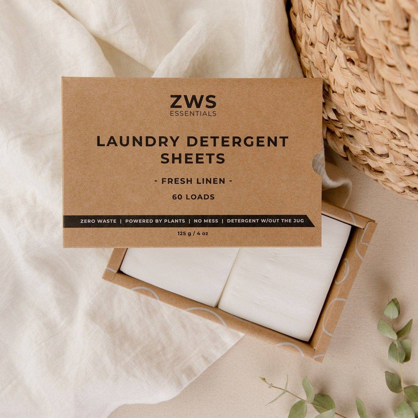ZWS Essentials | Laundry Detergent Sheets - 60 Loads
