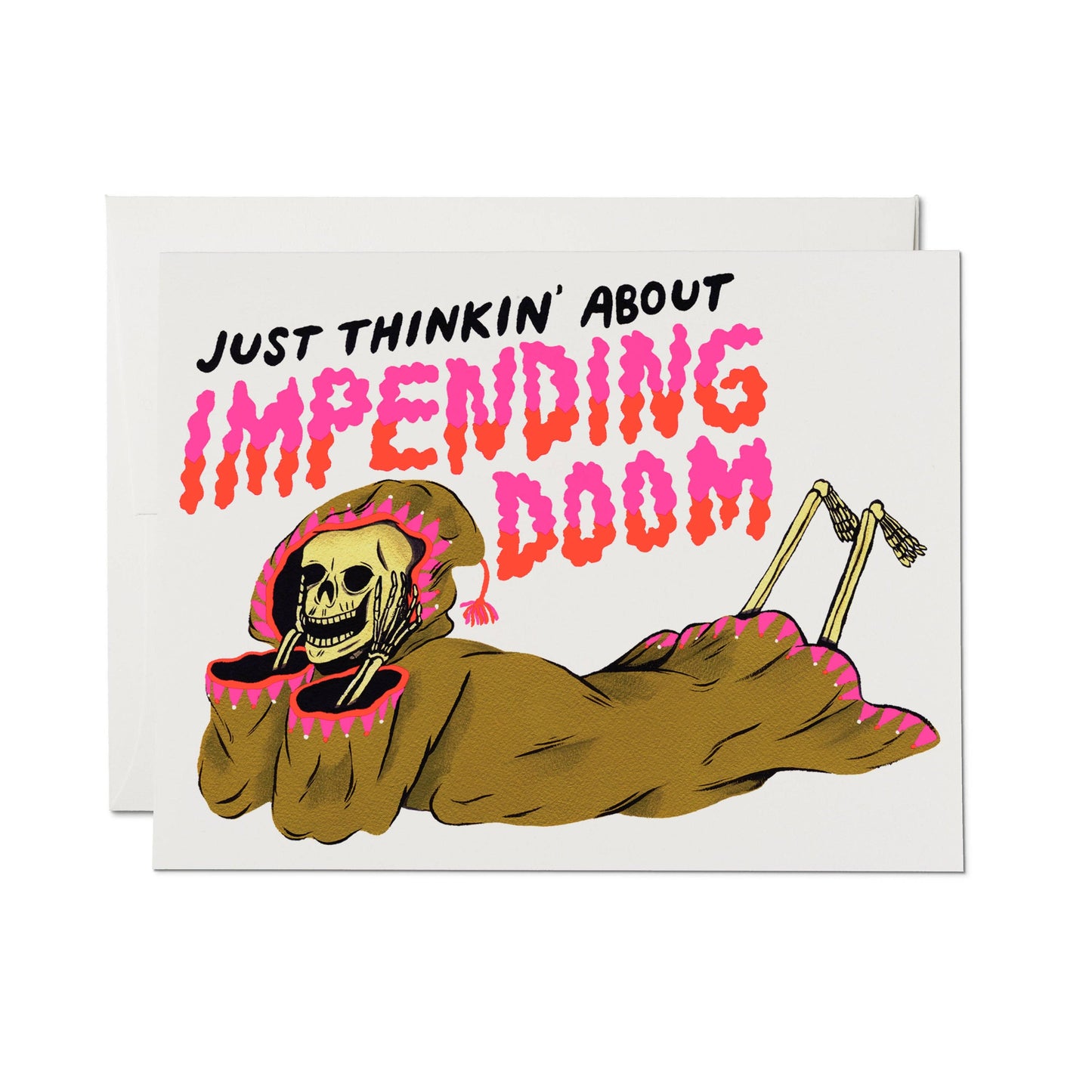 Impending Doom greeting card | Red Cap Cards