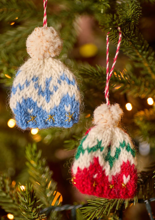 Bobble Hat Knitted Decoration | Namaste