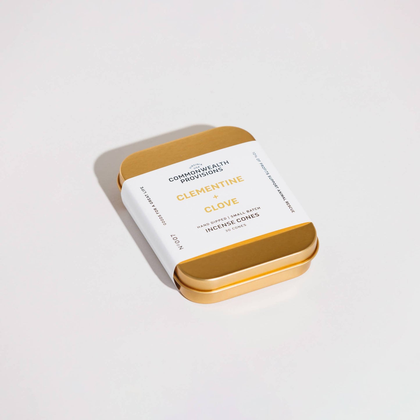 Commonwealth Provisions | Incense Cones - Clementine + Clove