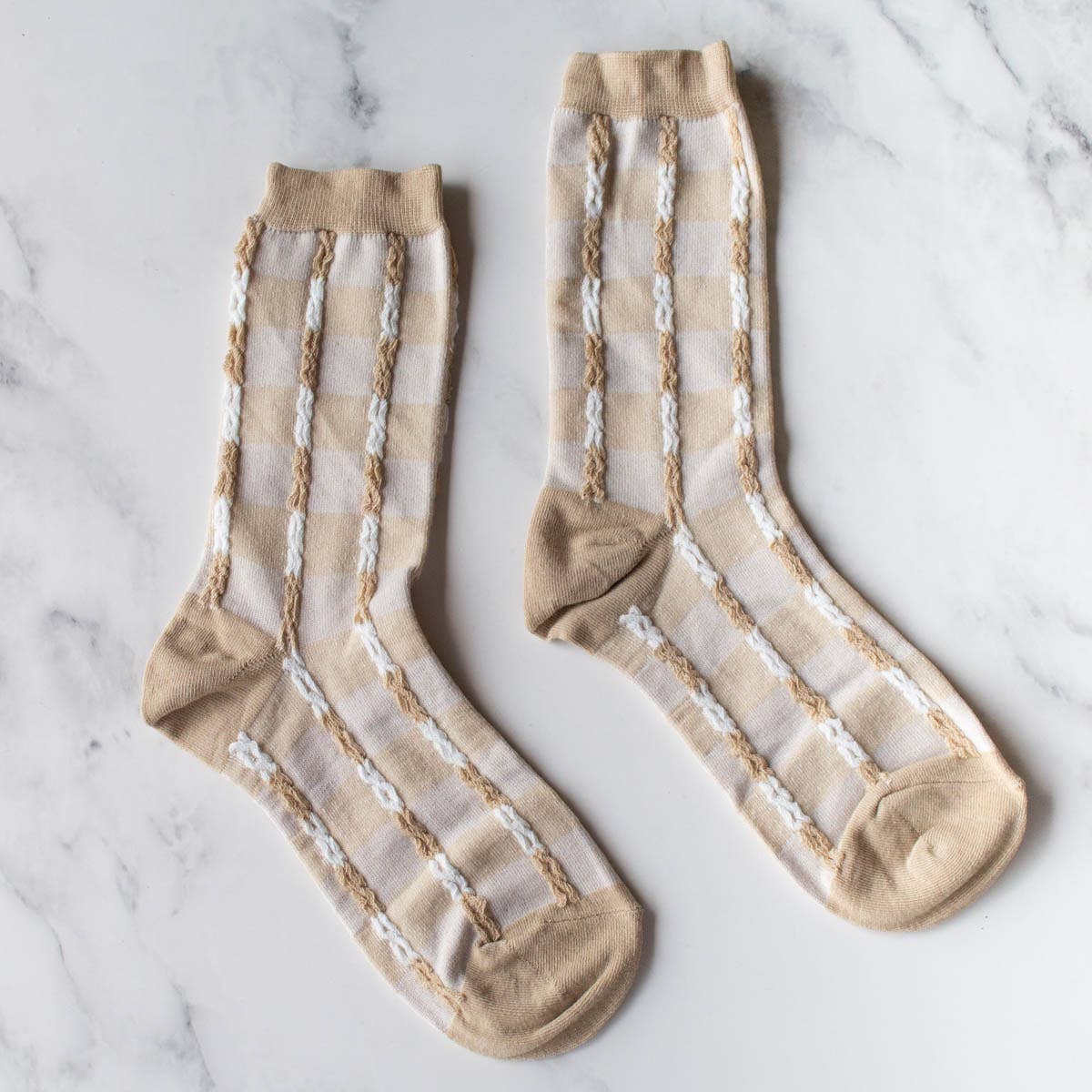 Tiepology | Vintage Checkerboard Twist Socks