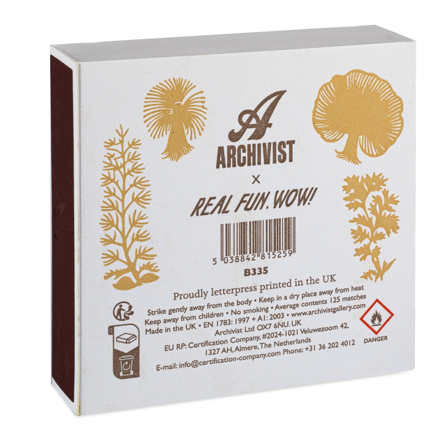 Mushrooms | Archivist Safety Matches