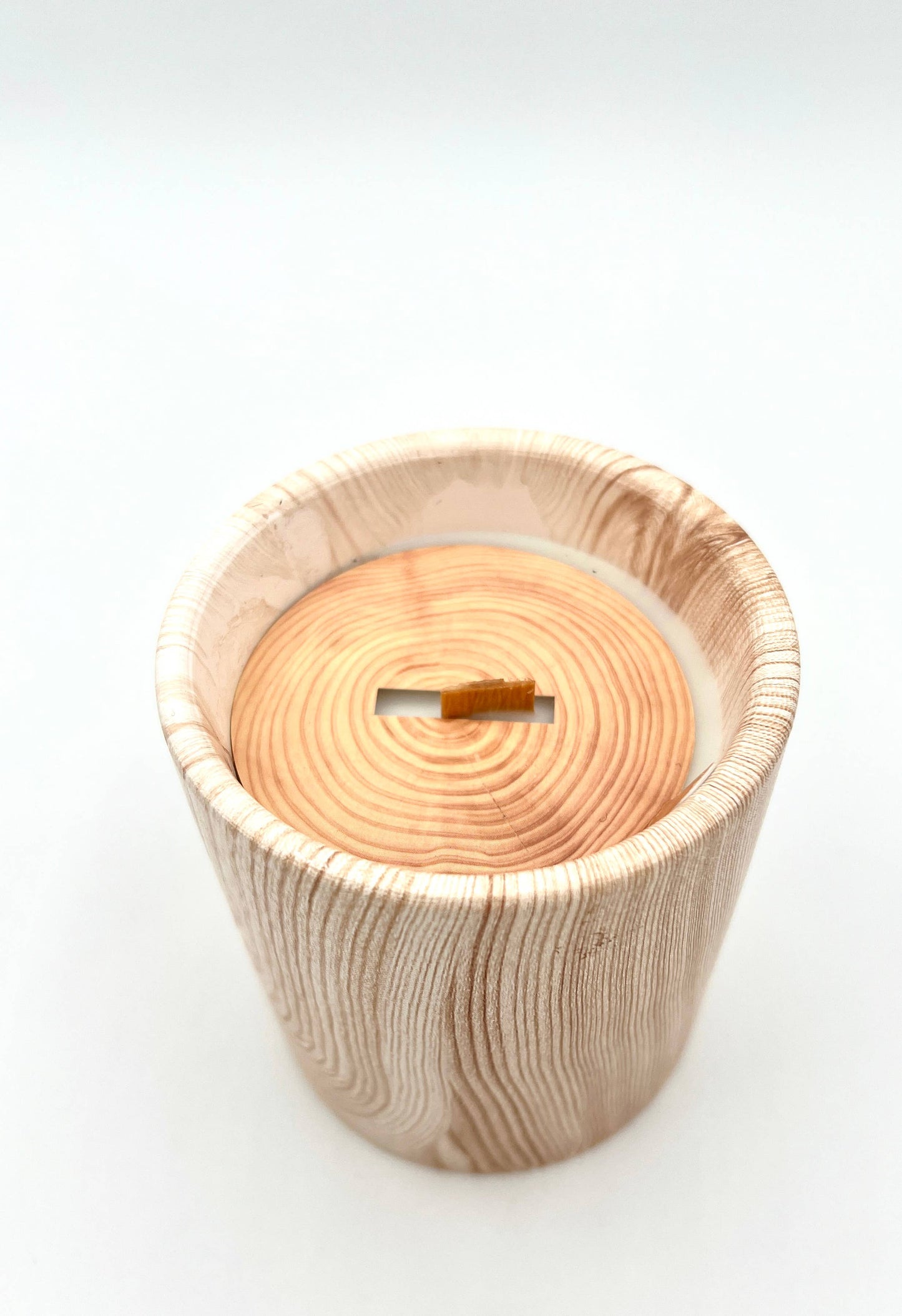 Biophilia: Wood/Ceramic Hinoki Scented Candle | The Sacred Wild Candle Co