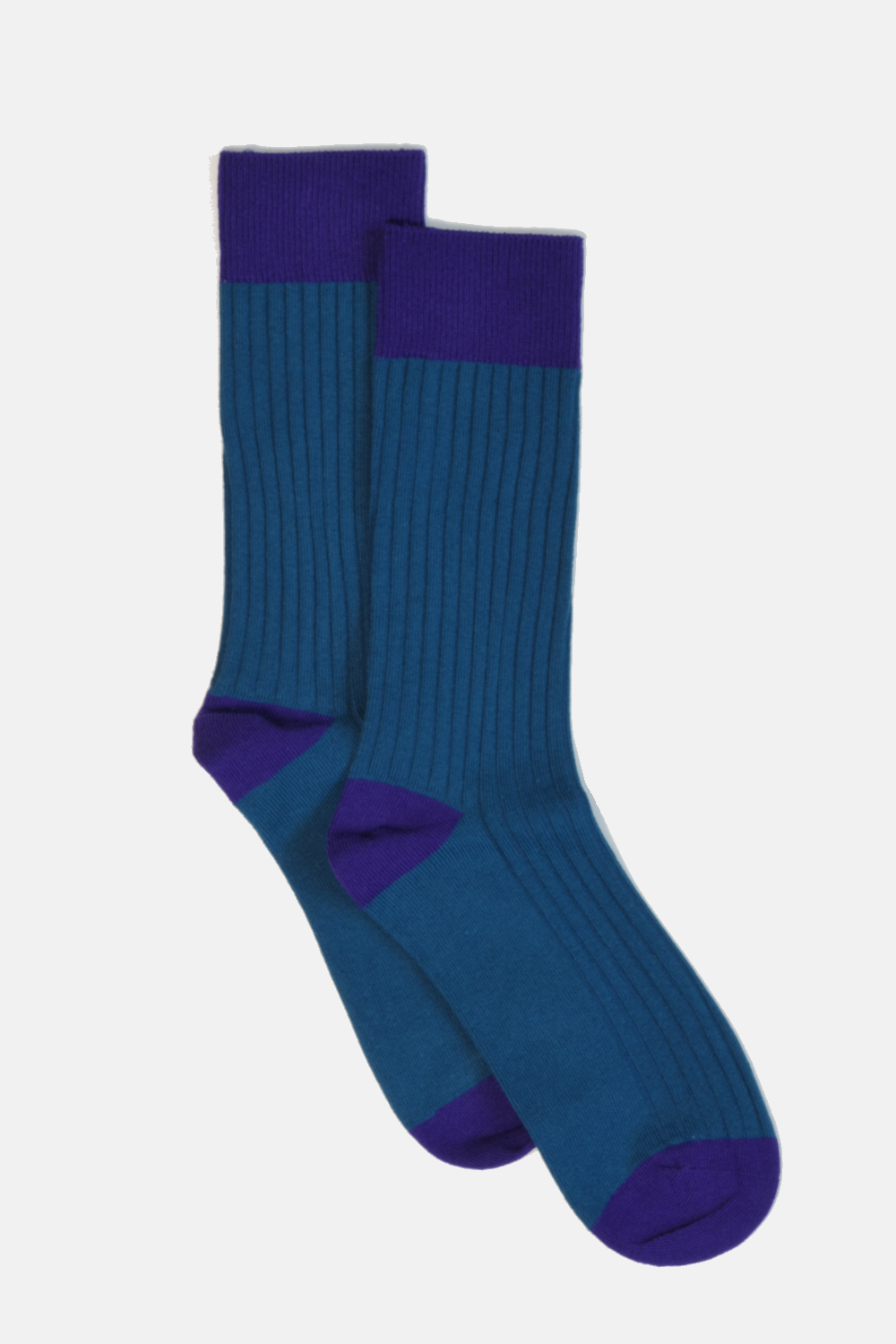 Curated Basics | Navy Ribbed Socks