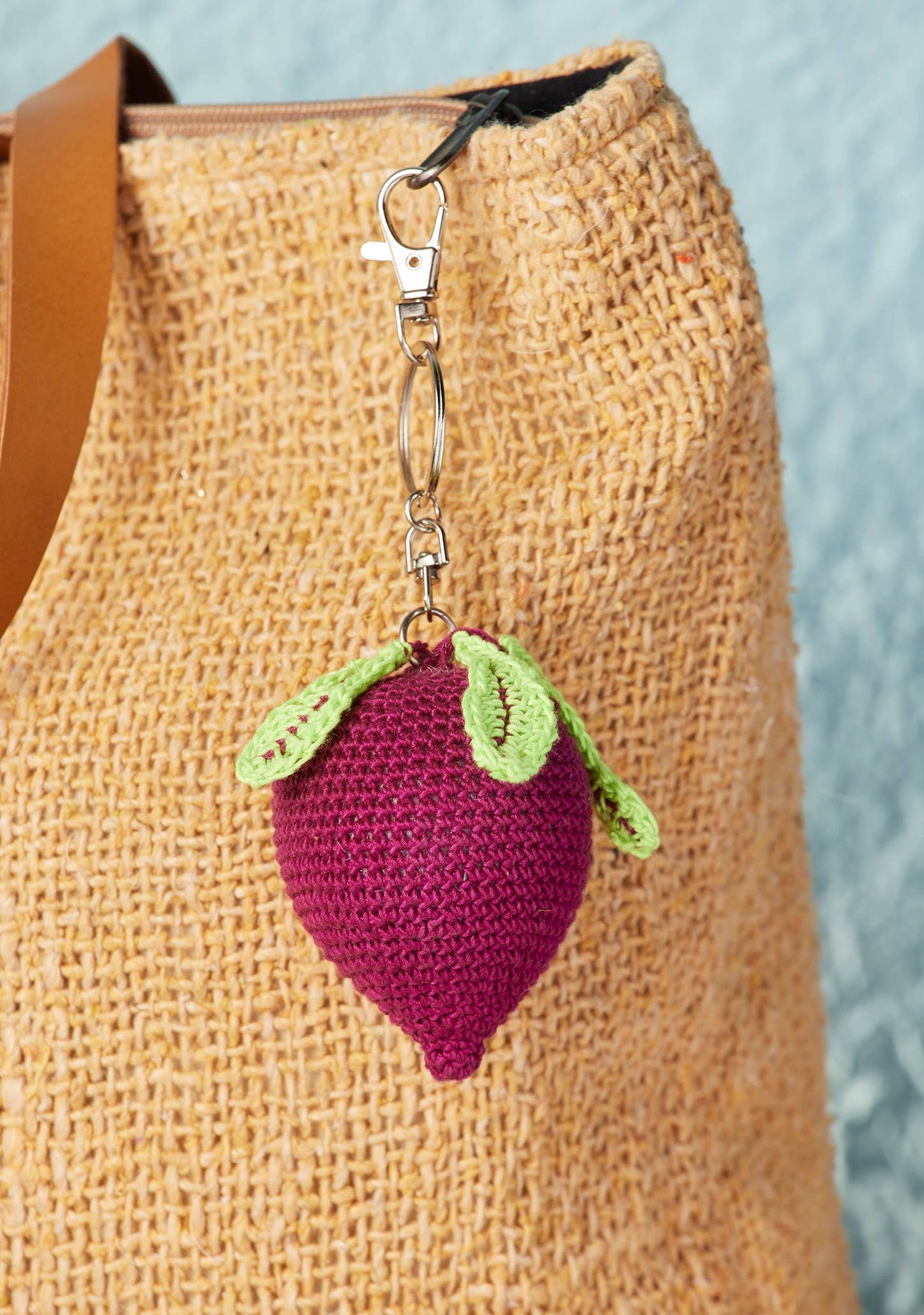 Crochet Fruit & Veg Keyring Bag Charm | Namaste