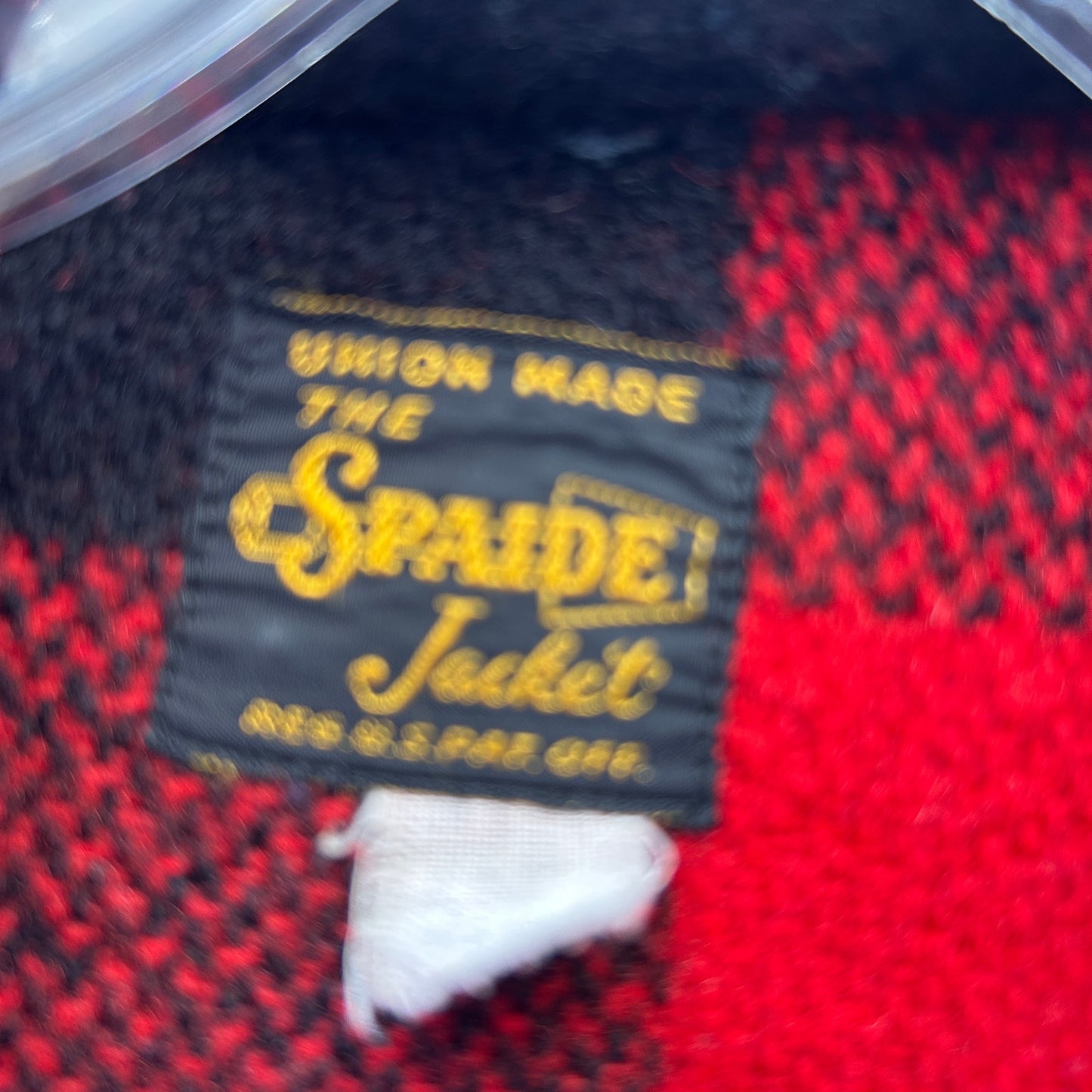 vintage spaide wool lumberjack plaid shacket