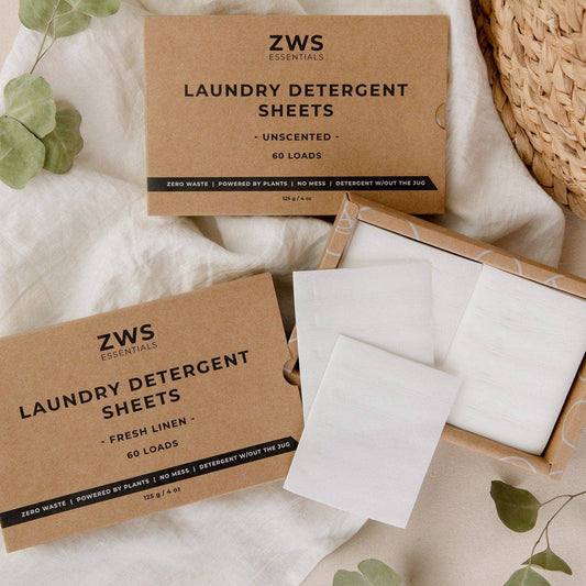 ZWS Essentials | Laundry Detergent Sheets - 60 Loads