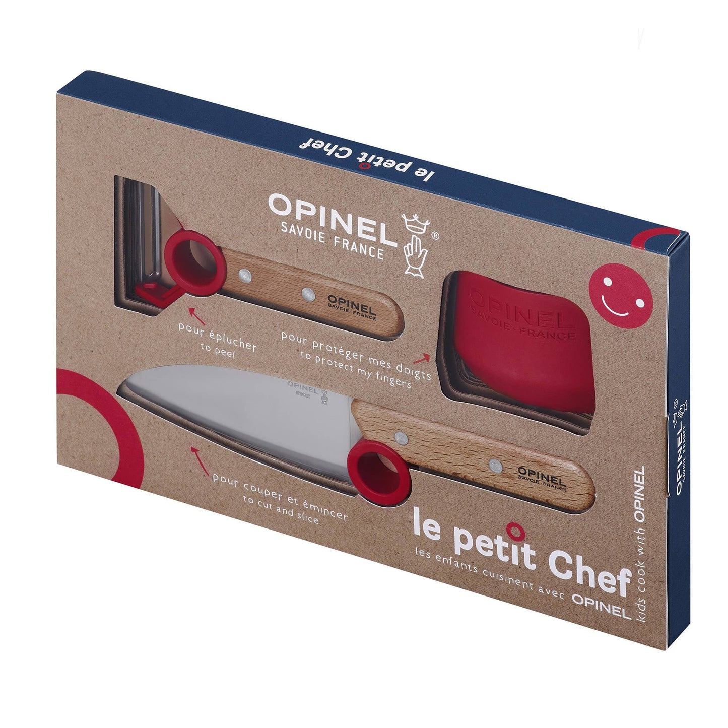 Opinel | Le Petit Chef 3pc Knife Set (New Colors)