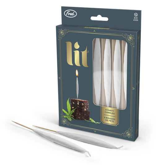 LIT! - Joint Birthday Candles - Set of 6 | Fred & Friends