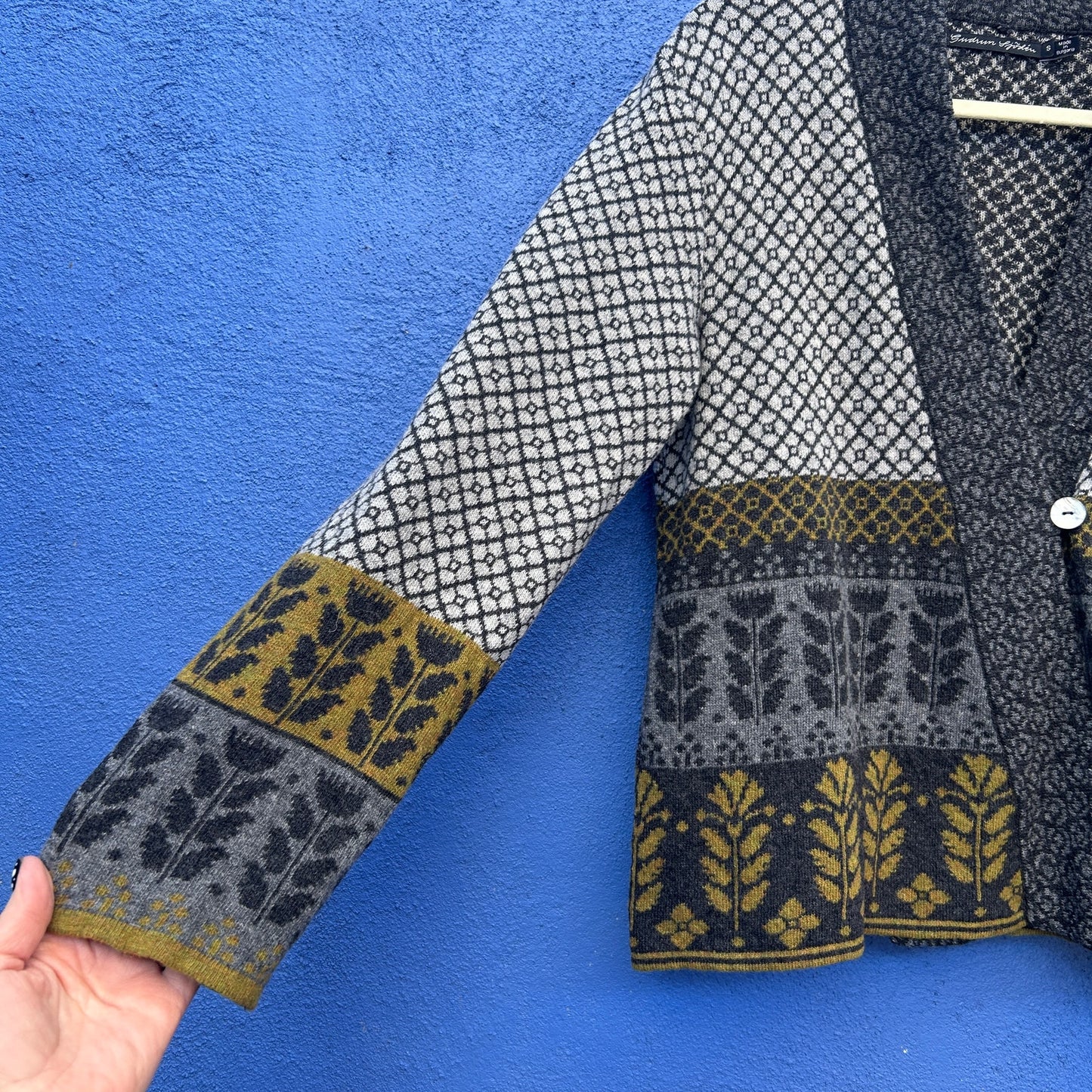 gudrun sjoden wool blend cardigan sweater