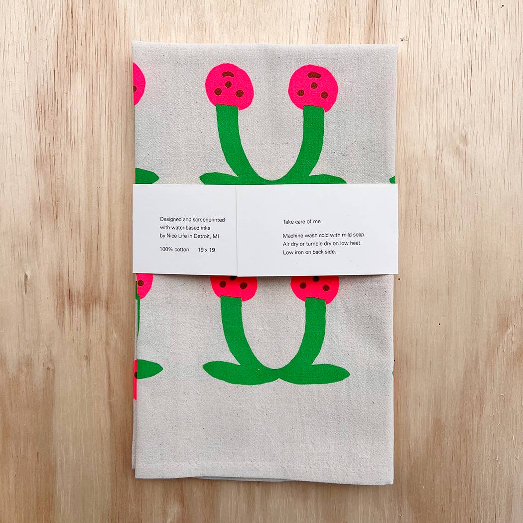 Cherry tea towel | Nice life