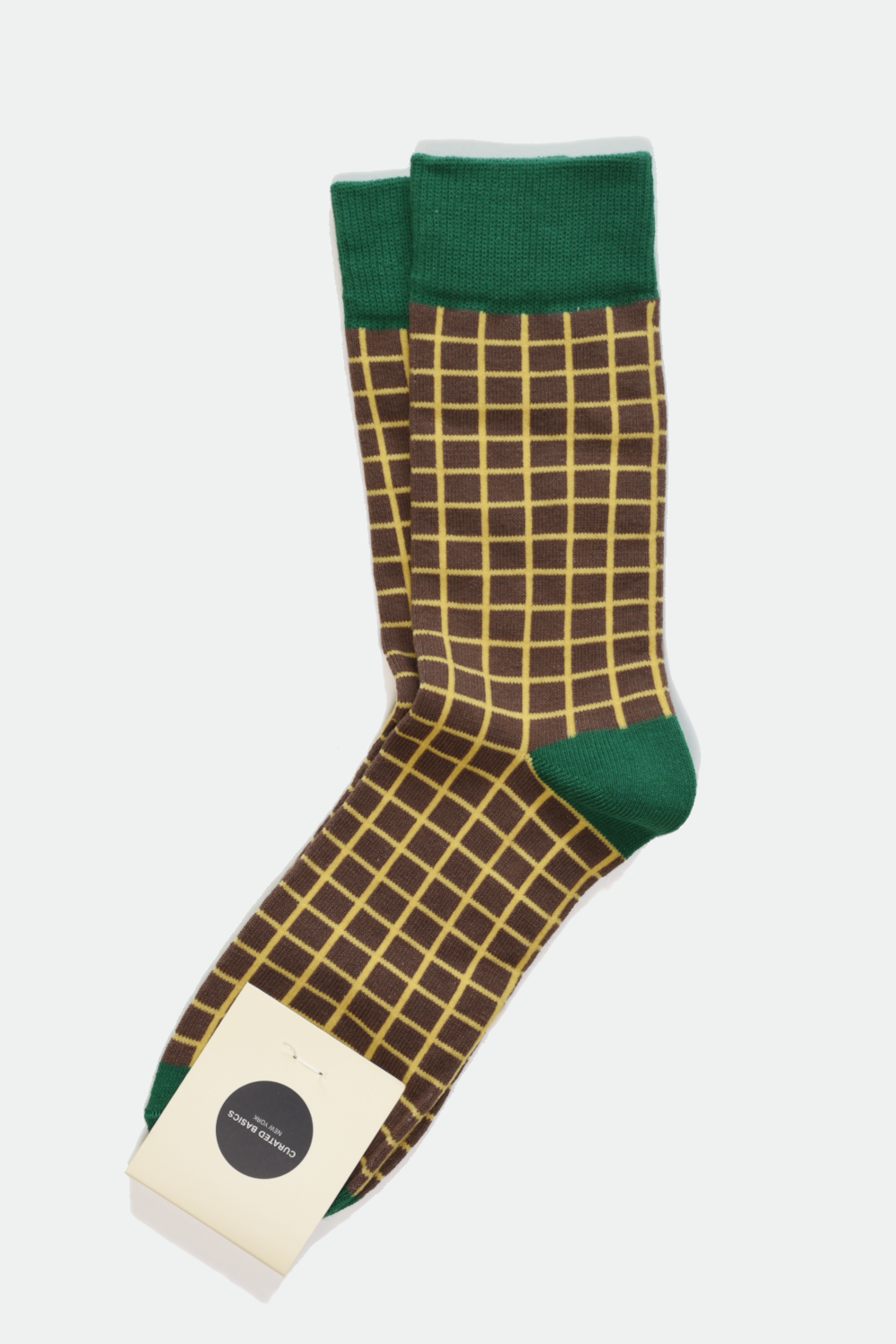 Curated Basics | Window-pane Socks