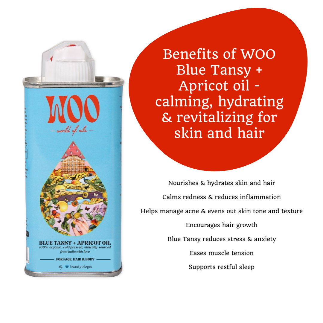 Blue Tansy + Apricot Oil | WOO™