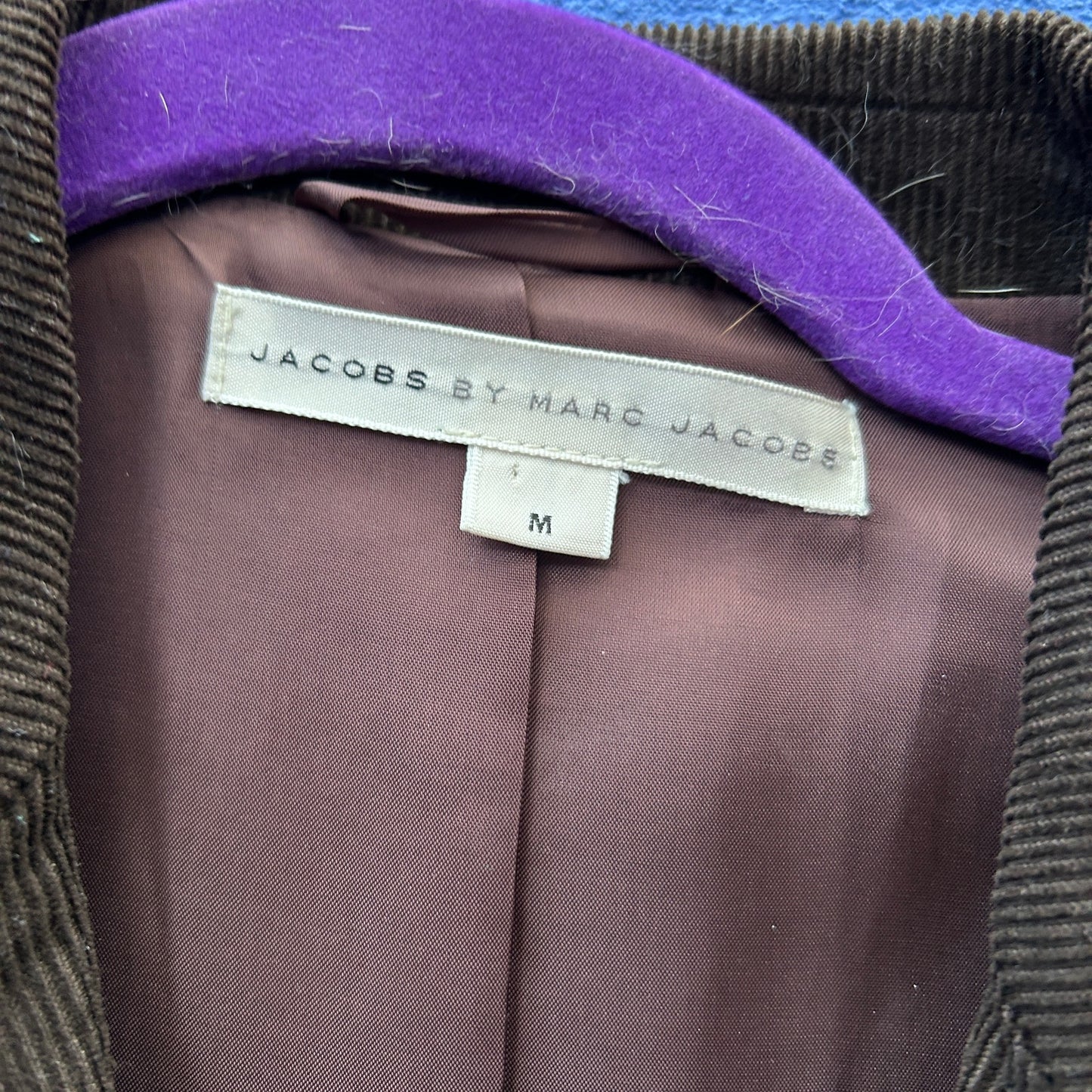 jacobs by marc jacobs brown corduroy blazer