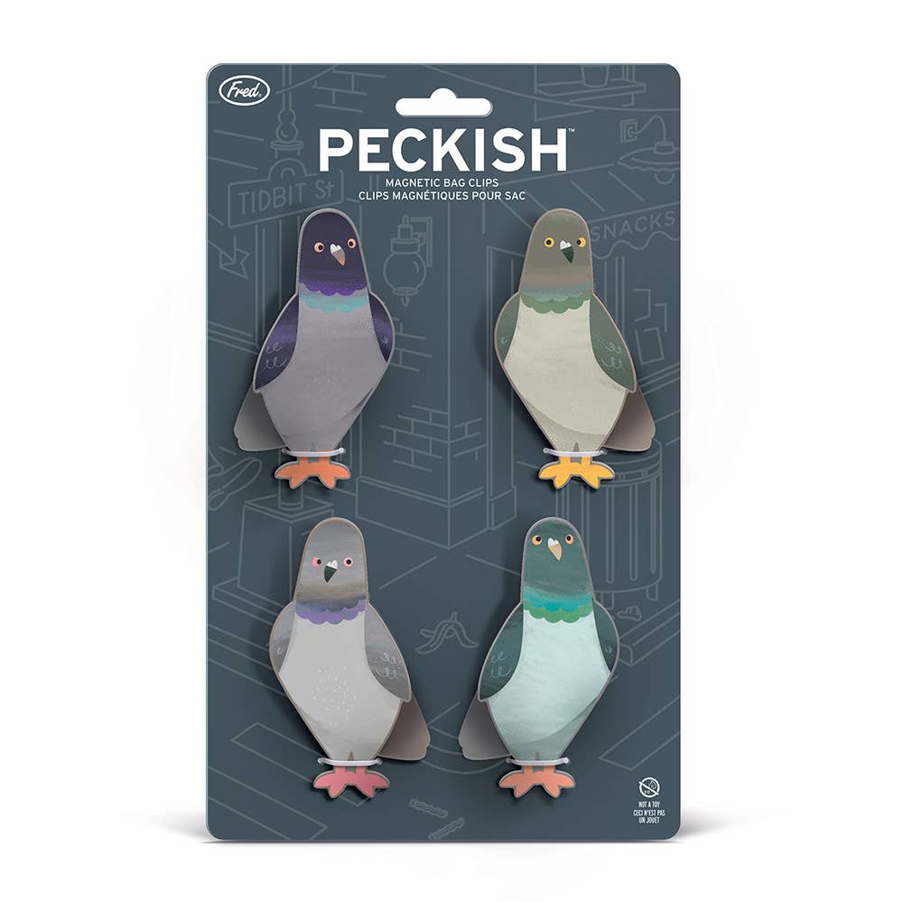 Fred & Friends Peckish Pigeon Bag Clips - Thumbnail 2