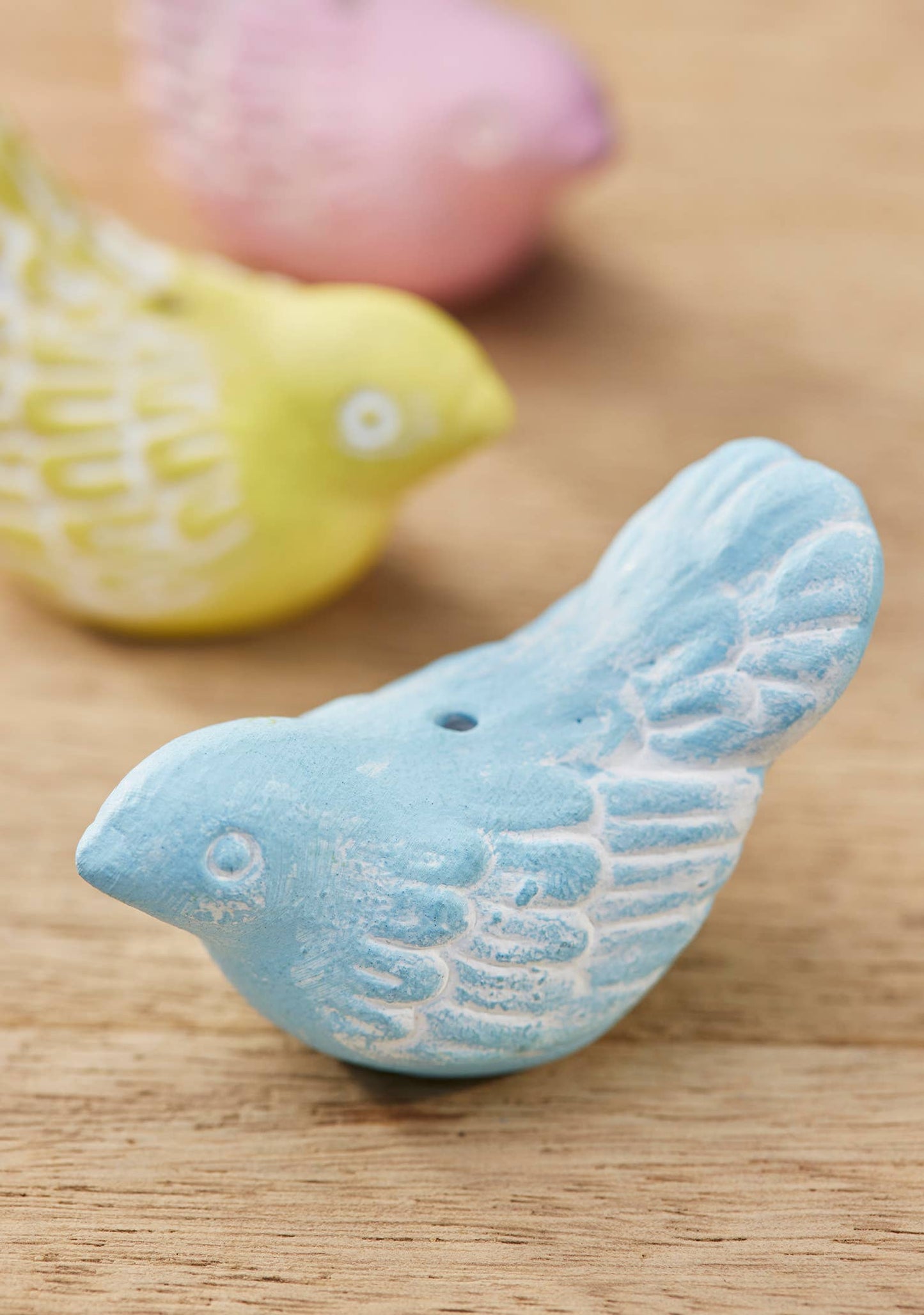 Bird Handpainted Terracotta Incense Holder | Namaste