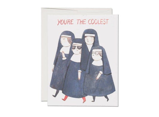 Nuns friendship greeting card | Red Cap Cards