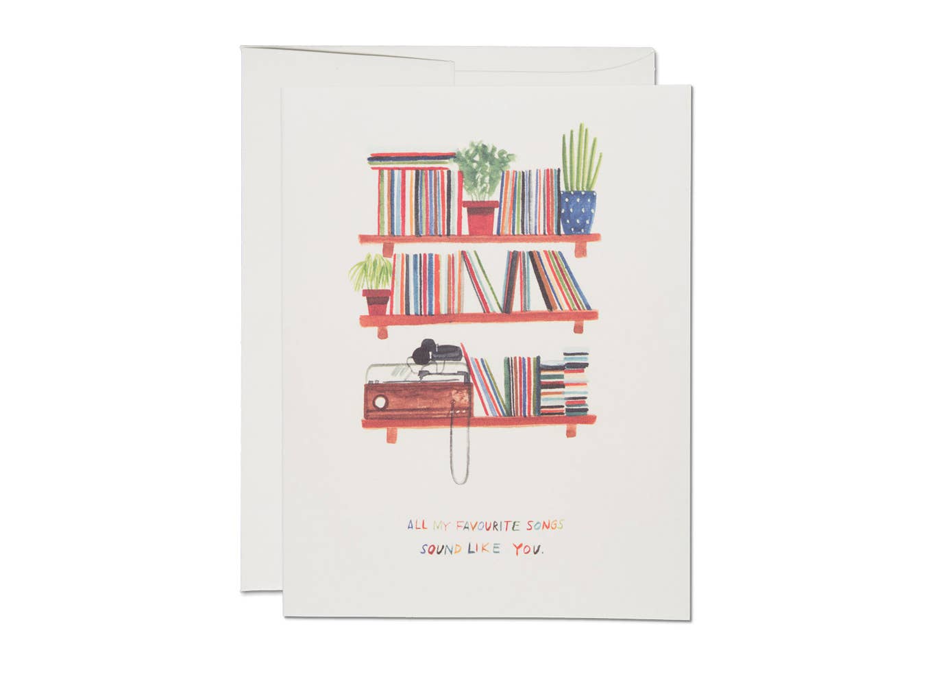 Love Songs love greeting card | Red Cap Cards