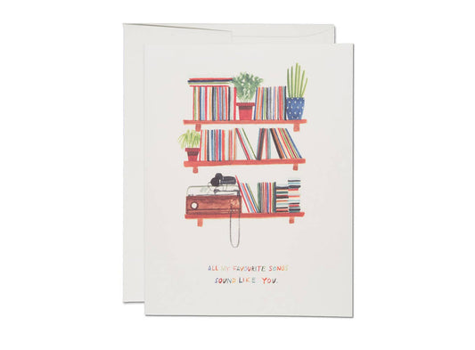 Love Songs love greeting card | Red Cap Cards