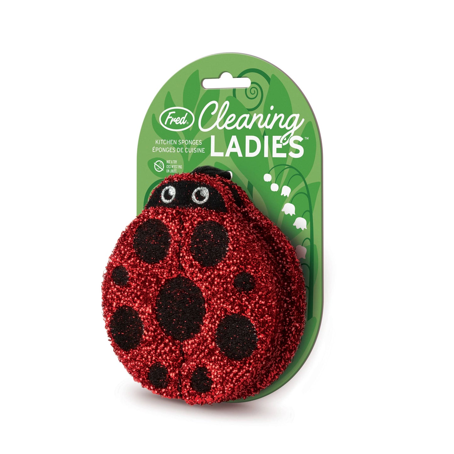 Sponges - Cleaning Ladies - Ladybug Sponges - Set of 2 | Fred & Friends