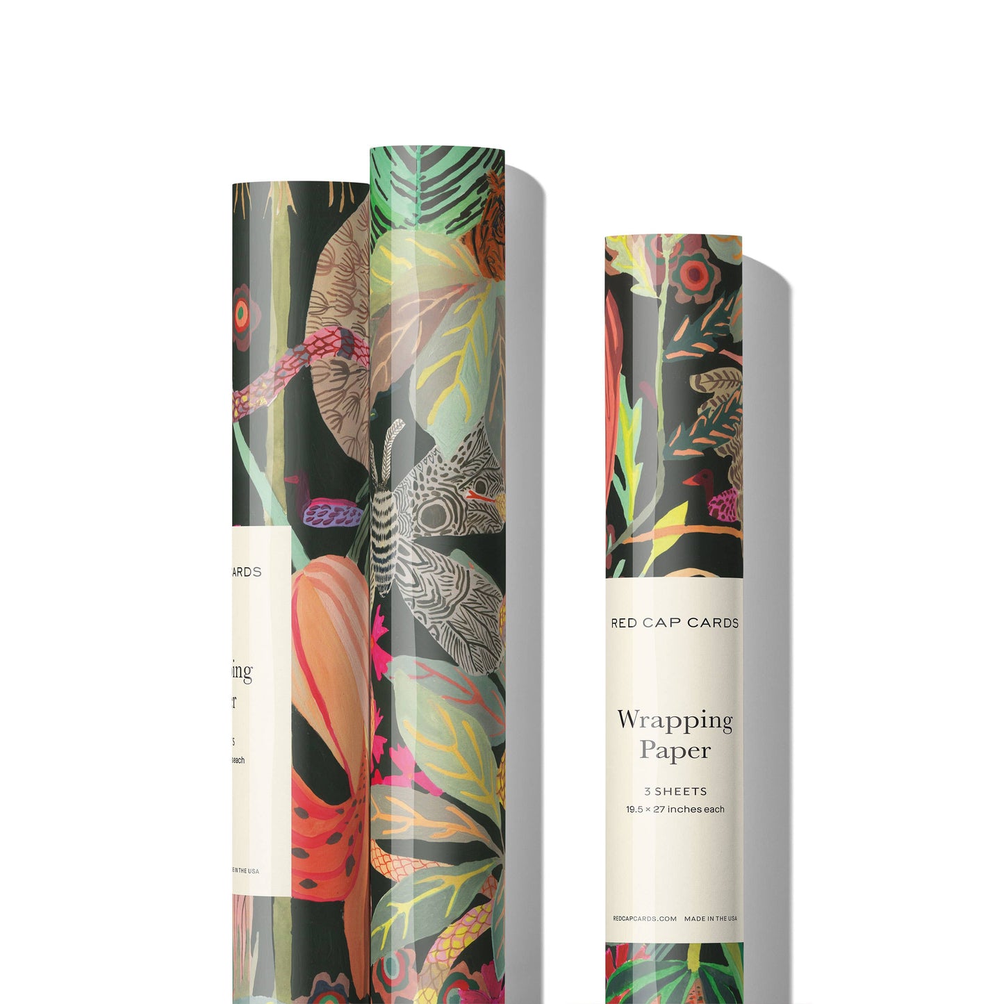 Red Cap Cards | Wild Kingdom wrapping paper
