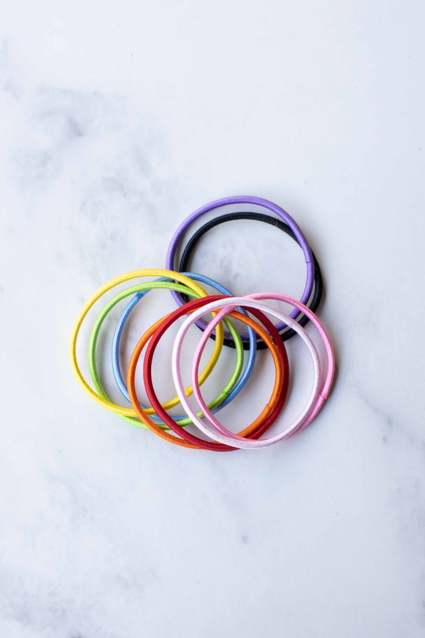 Tiepology | Rainbow Everyday Elastic Hair Tie Set