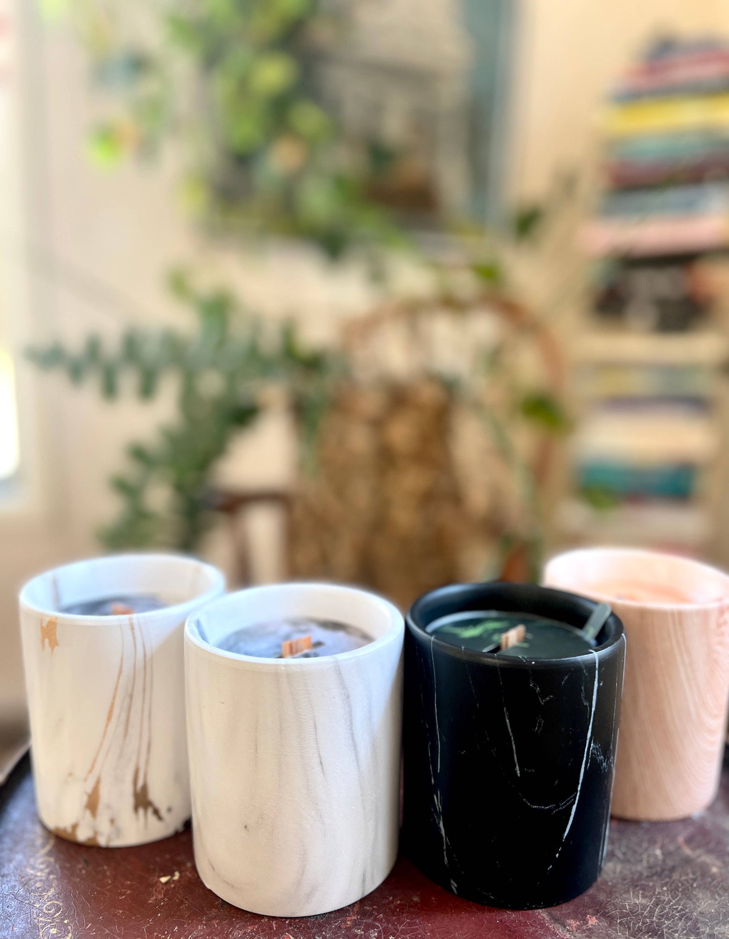 Biophilia: Wood/Ceramic Hinoki Scented Candle | The Sacred Wild Candle Co