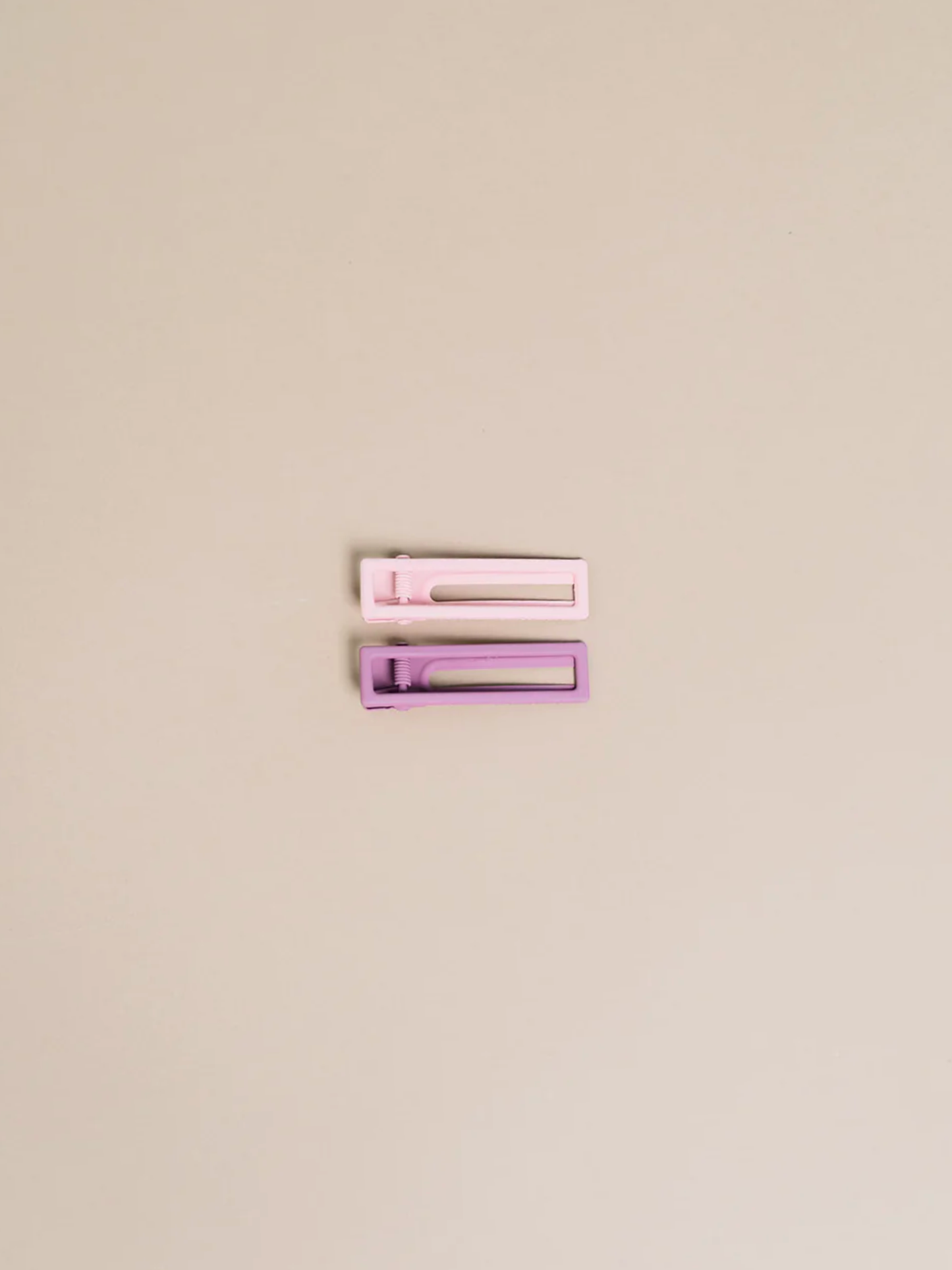 Lu Lu | Mauve + Pink | Alligator Hair Clip | NAT + NOOR