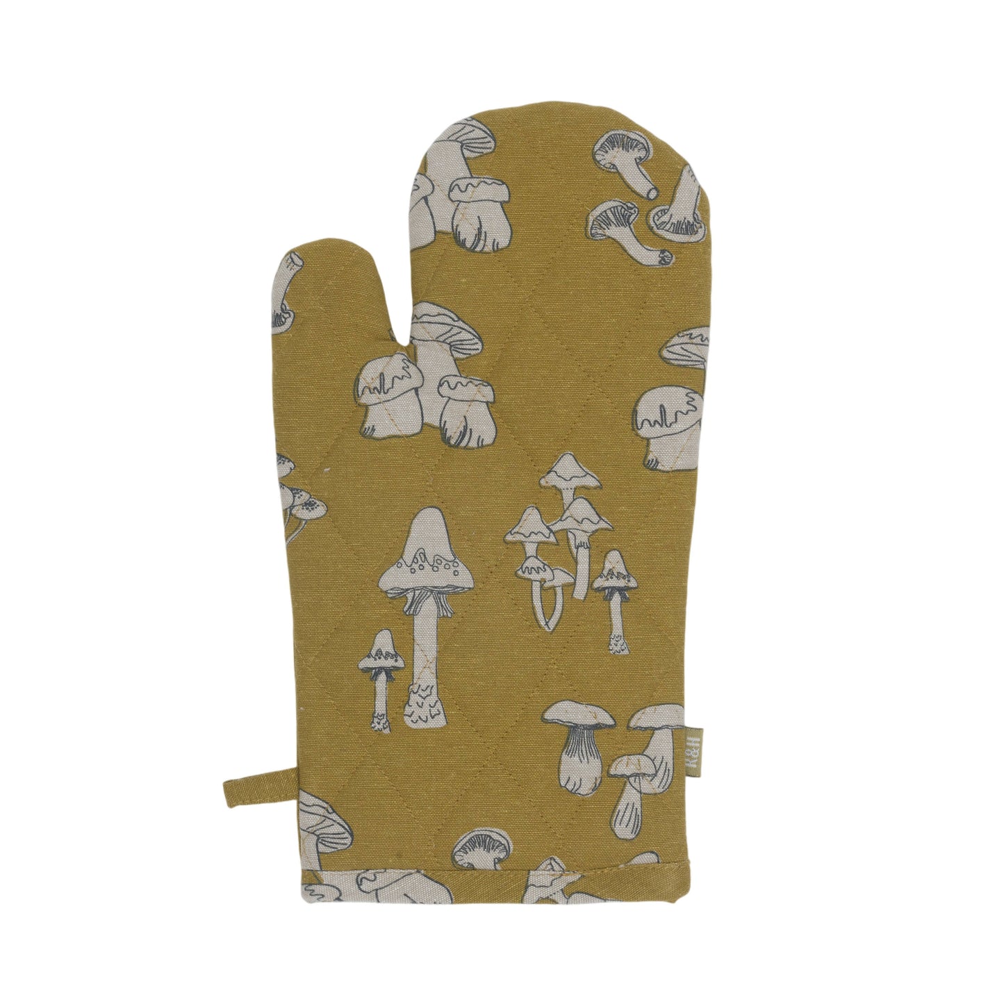 Yellow Mushroom Quilted Oven Glove | Raine & Humble