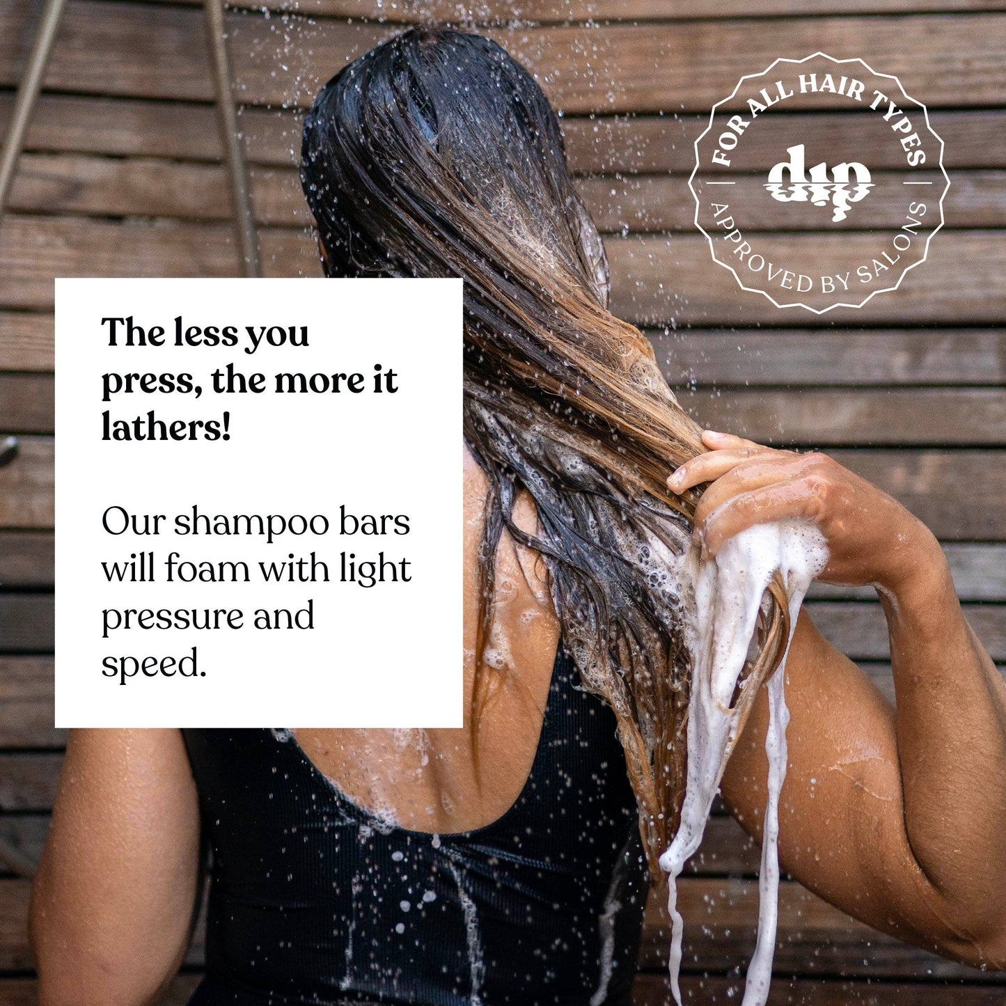 Dip Shampoo Bar: Color Safe, Everyday - Tobacco & Driftwood