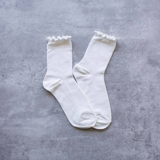 Wednesday Ruffle Socks - Tiepology