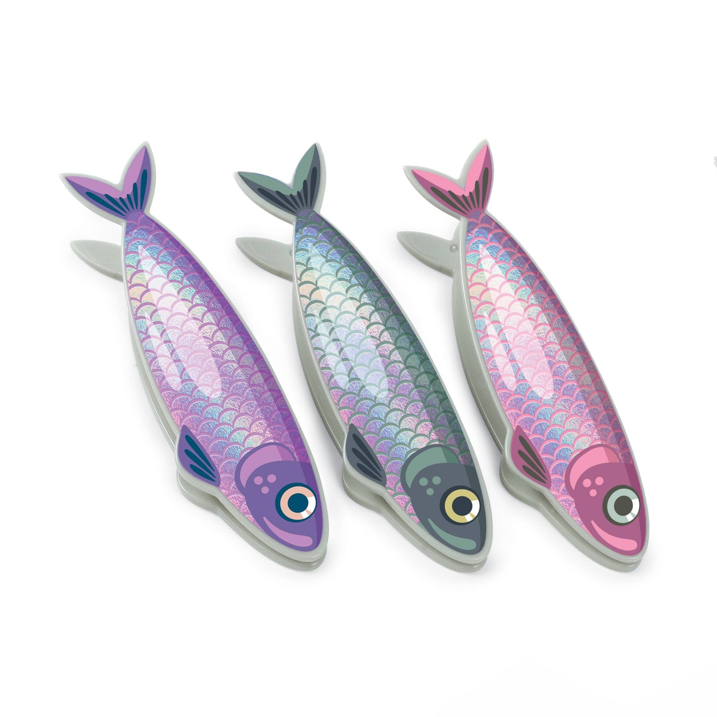 Fish 'N Clips - Sardine Bag Clips - Set of 4 | Fred & Friends