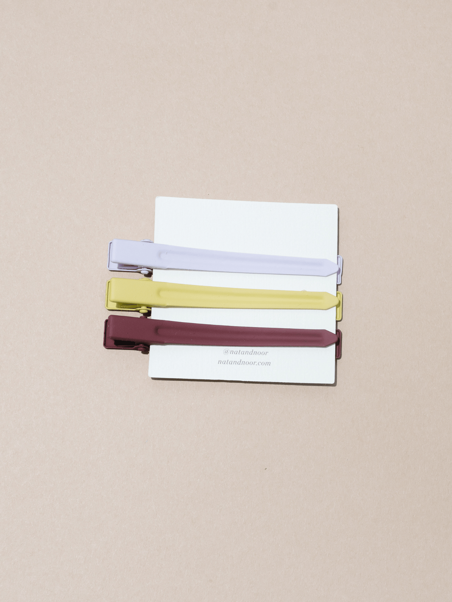 Yarrow | Alligator Hair Clips | Assorted | Metal Hair Pins | NAT + NOOR