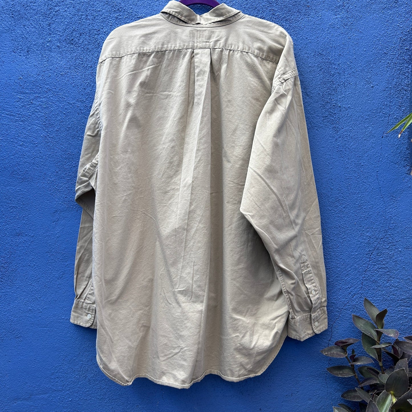 ralph lauren blue label blaire cotton button up