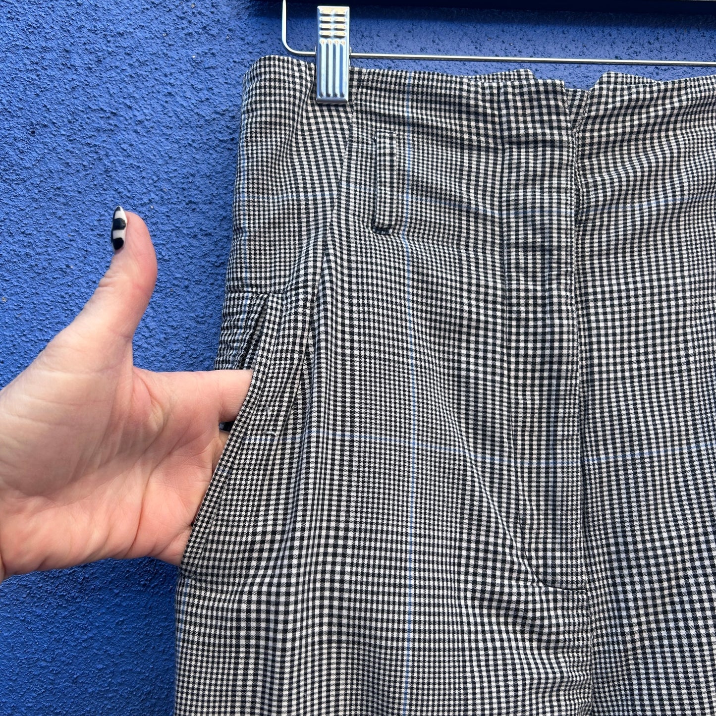 vintage vivienne westwood 80s high waisted plaid cotton pant