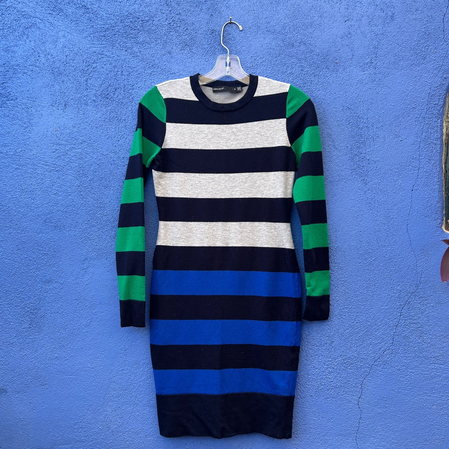 karen millen striped knit dress